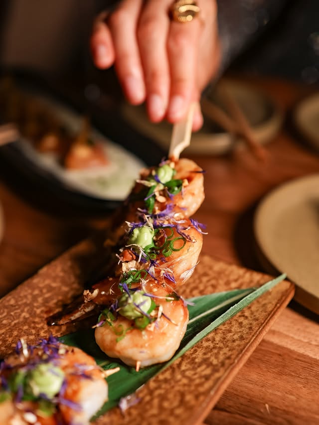 Signature dish at Barry Rooftop & Club